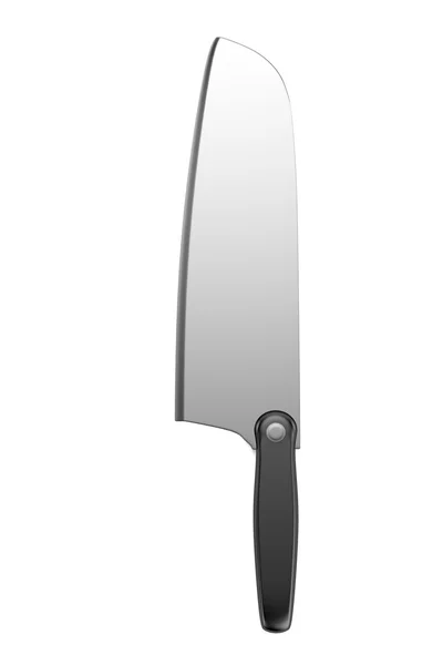 Realistic 3d render of kitchen knife — Stock Photo, Image