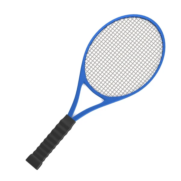 Realistic 3d render of tennis racket — Stock Photo, Image