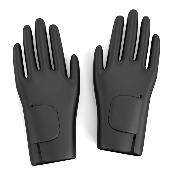 Rendering realistico 3d di guanti invernali — Foto Stock