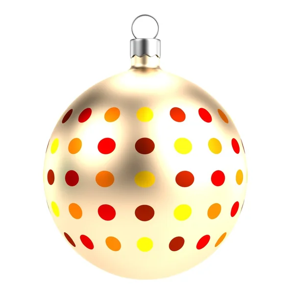 Realistisk 3d render xmas boll — Stockfoto