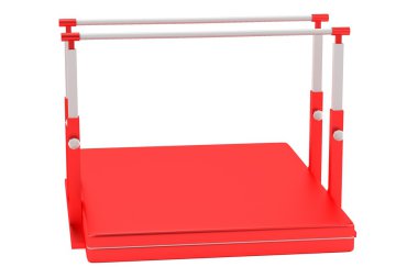 spor salonu ekipman gerçekçi 3d render