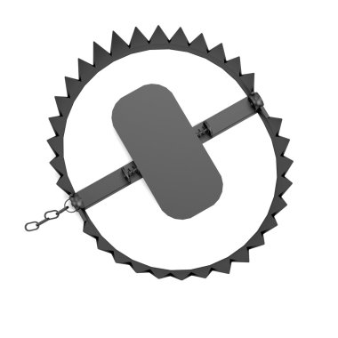 tuzak gerçekçi 3d render