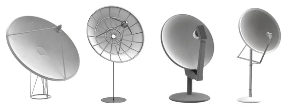 Realistische 3d render van antennes — Stockfoto