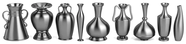 Realistic 3d render of antique vases — Stock Photo, Image