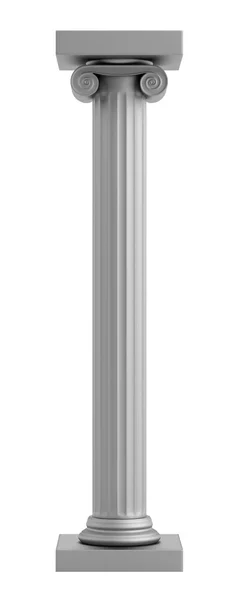 Realistic 3d render of ionic column — Stock Photo, Image