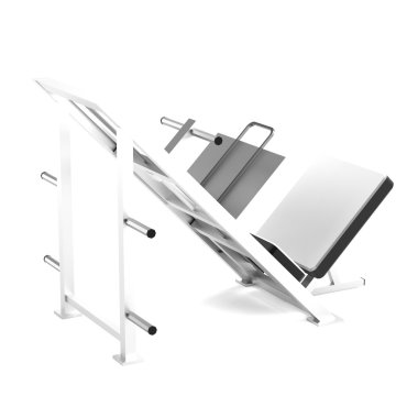 legpress gerçekçi 3d render