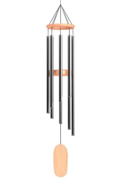 Rüzgar çanı gerçekçi 3d render