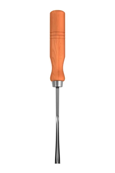Realistic 3d render of chisel — Stock Photo, Image