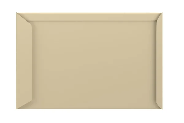 Renderização 3d realista de envelope — Fotografia de Stock