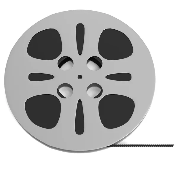 Realistic 3d render of film reel — Stock Photo, Image