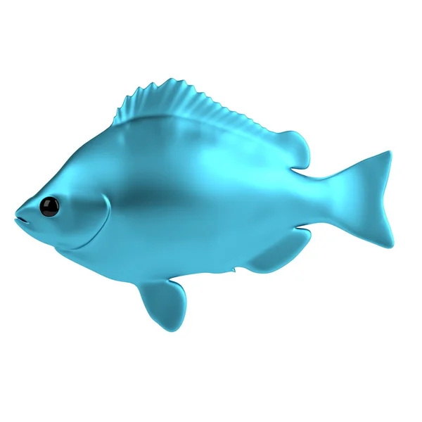 真实的 3d 渲染的鱼 — 图库照片