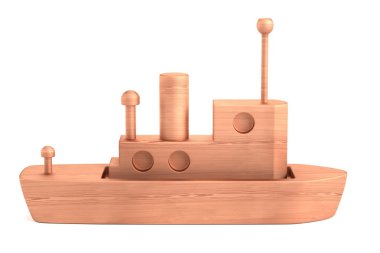 ahşap oyuncak gerçekçi 3d render