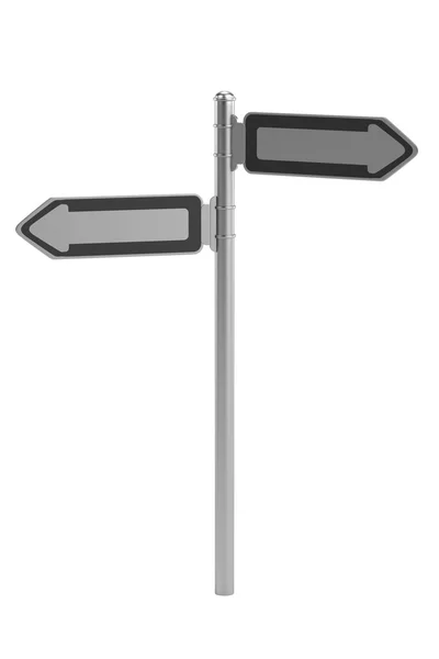 Realistic 3d render of traffic sign — Stock Photo, Image