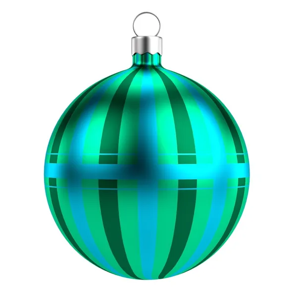Realistische 3D-Darstellung des Weihnachtsballs — Stockfoto