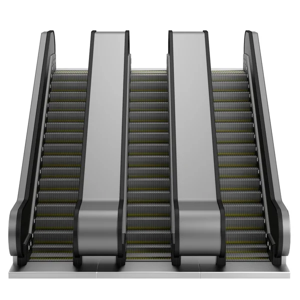 Realistic 3d render of escalator — Stock Photo, Image