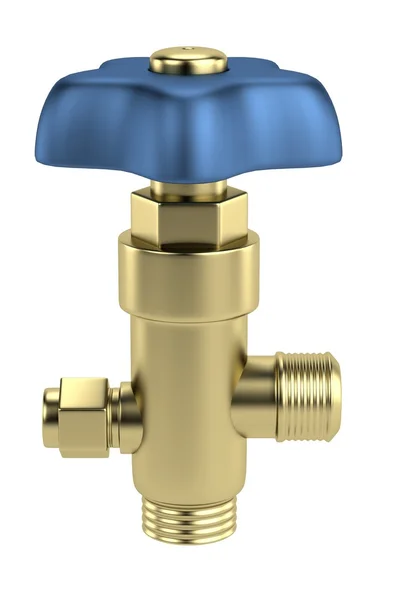 Реалістичний 3d візуалізація газового клапана — стокове фото