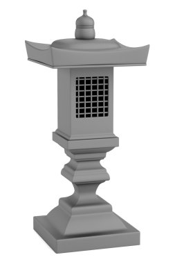 bahçe heykel gerçekçi 3d render