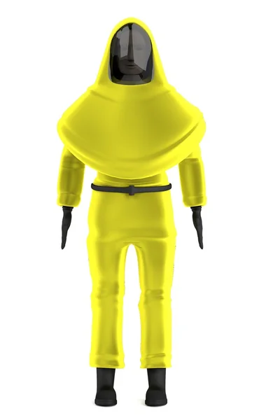 Realistic 3d render of chemical man — Stock Photo, Image