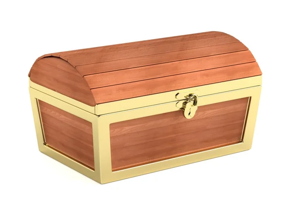 Realistic 3d render of chest — Stock Photo, Image