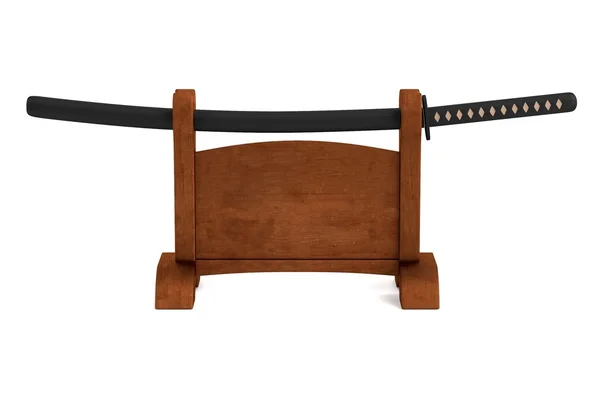 Realista 3d render de katana — Foto de Stock