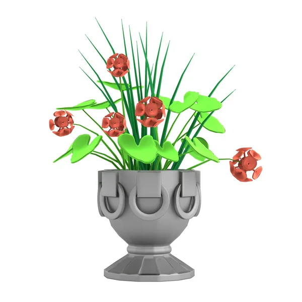 Realista 3d renderizado de flor — Foto de Stock