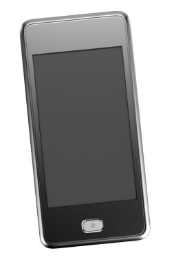 touchphone, gerçekçi 3d render