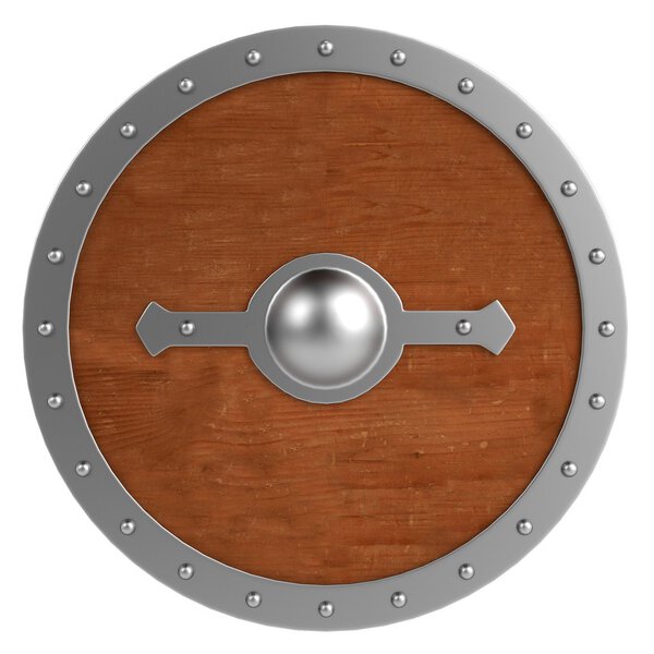 Реалистичный 3D рендеринг щита
