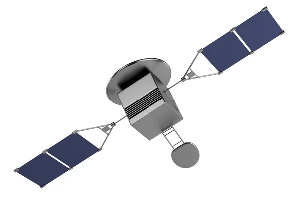 Renderização 3d realista de satelita — Fotografia de Stock