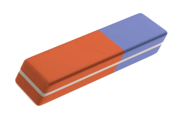 Realistic 3d render of stationery tool - eraser — Stock Photo, Image