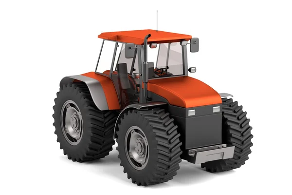 Realistische 3D-Darstellung des Traktors — Stockfoto