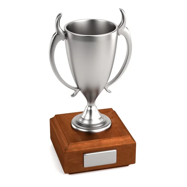 Trophy gerçekçi 3d render — Stok fotoğraf