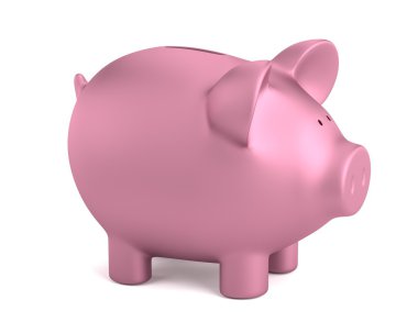 Piggy Bank 'ın gerçekçi 3D canlandırması