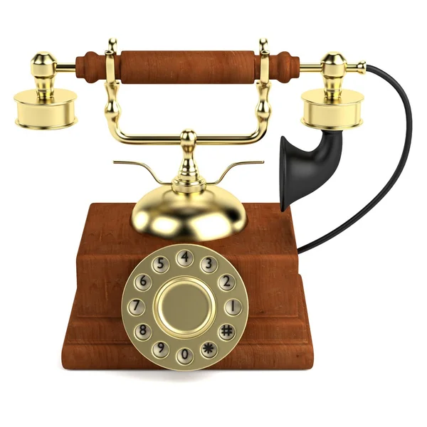 リアルな 3 d レンダリングの古い電話 — ストック写真