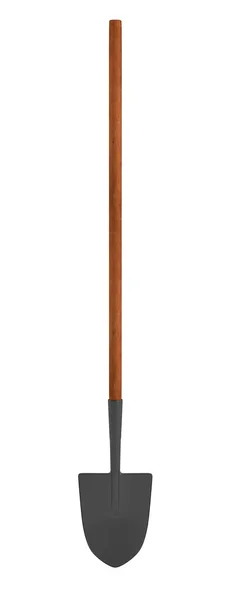 Realistic 3d render of spade — Stock Photo, Image