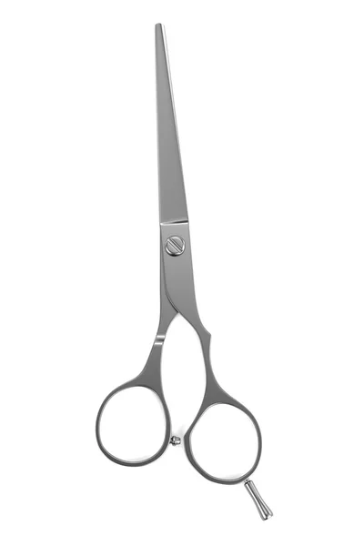 Realistické 3d vykreslení vlasy nůžkami — Stock fotografie