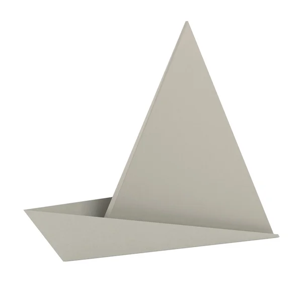 Realistisk 3d gör origami fartyg — Stockfoto