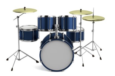 drumset gerçekçi 3d render