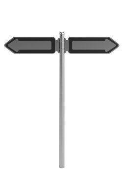 trafik işareti gerçekçi 3d render