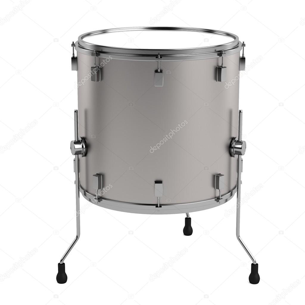 Realistic 3d render of drum