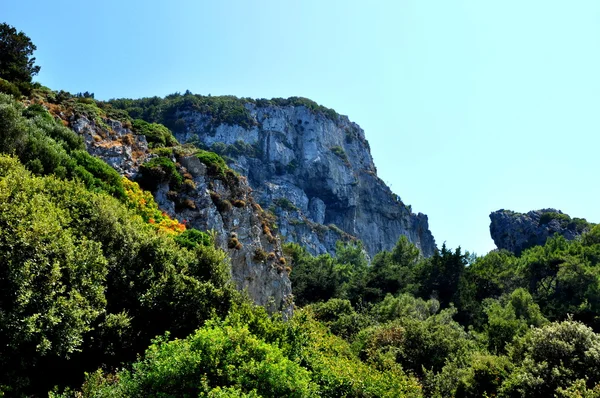 Photo of mountains of Samos island — Stock Photo, Image