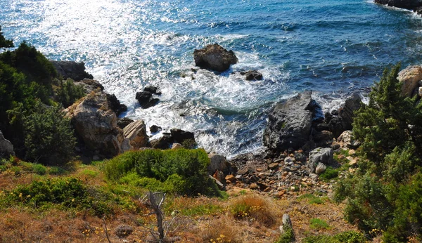 Foto de bellos paisajes del mar Egeo — Foto de Stock