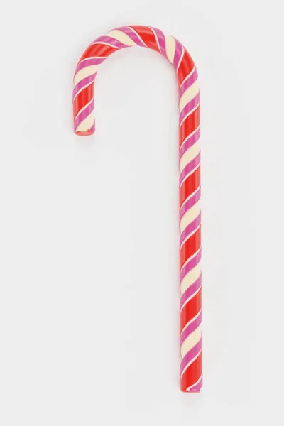 Realistische Render Van Candy Cane — Stockfoto