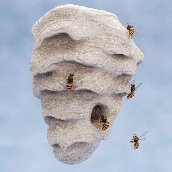 Réaliste Render Hornets Nest — Photo