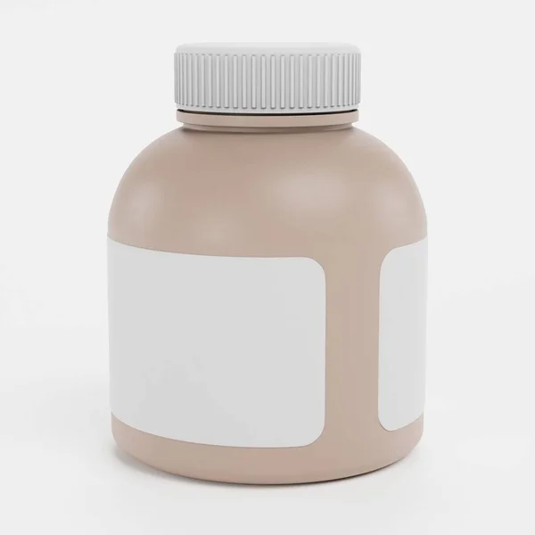 Realistisk Render Piller Flaska — Stockfoto