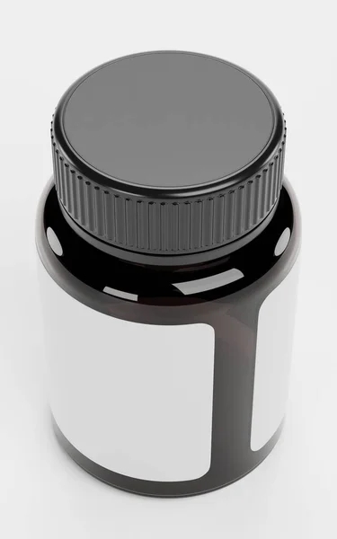 Realistic Render Pill Bottle — Stock Photo, Image