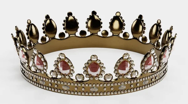 Realistische Render Royal Crown — Stockfoto