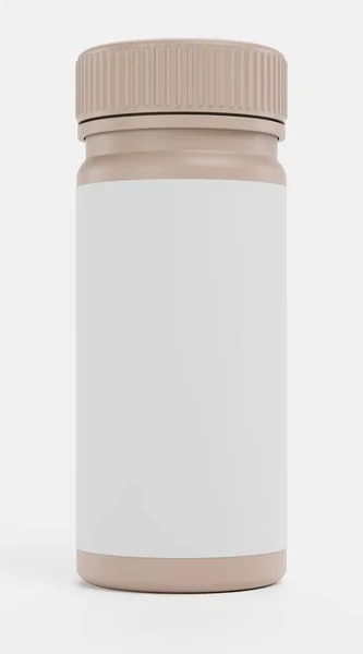 Realistisk Render Piller Flaska — Stockfoto