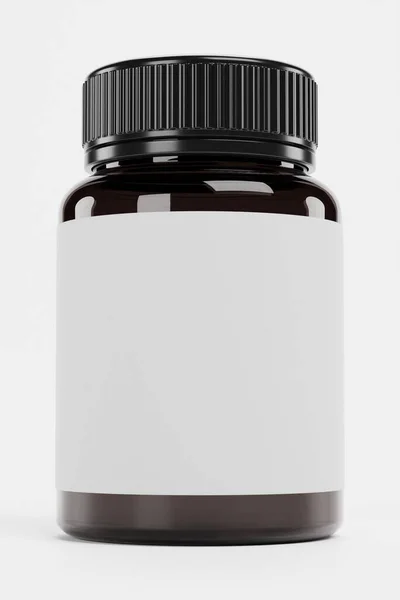 Realistic Render Pill Bottle — Stock Photo, Image