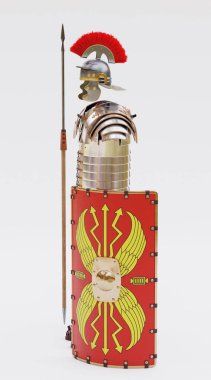 Roma Zırhının Gerçekçi 3D Tasarımı - Tam