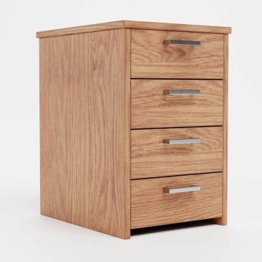 Ofis Kabinesinin Gerçekçi 3 Boyutlu Hazırlaması